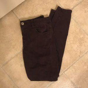 Dark purple American Eagle jeggings